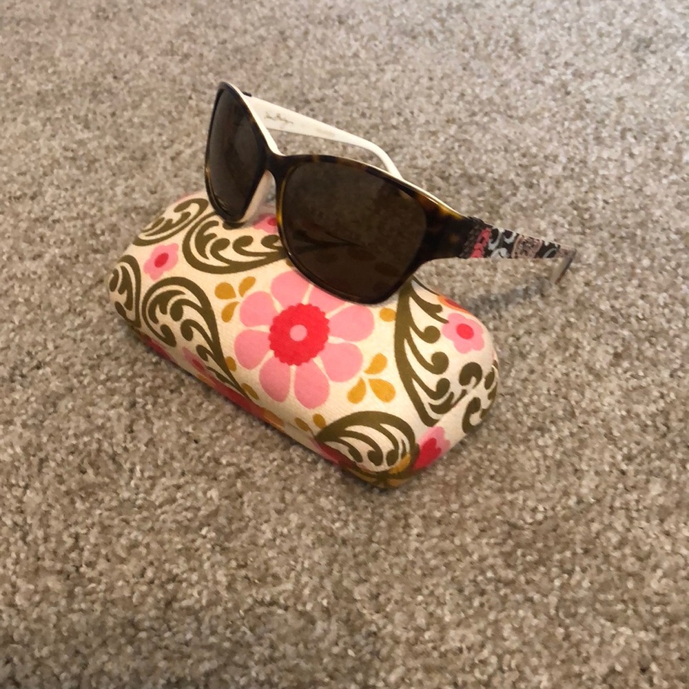 Vera Bradley sunglasses and case
